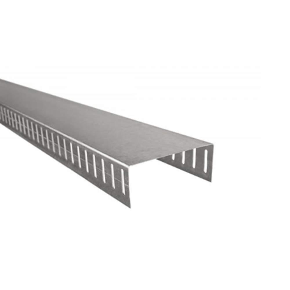 Lisse trouée 1PO c/c 8PO X 10PI X 2-1/2PO 16GA