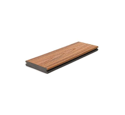 Planche TREX en composite 1 x 6 x16 rainurée, Collection TRANSCEND TROPICAL couleur TIKI TORCH - Giga-Site
