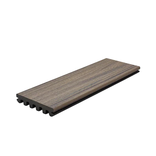 Planche TREX en composite 1 x 6 x16 rainurée, Collection LINEAGE couleur BISCAYNE