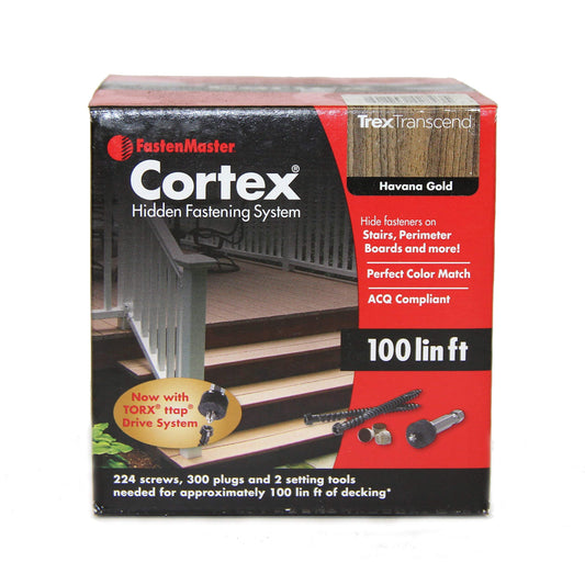 FIXATIONS TREX, VIS FASCIA TREX 100 HAVANA GOLD BDUN - Giga-Site