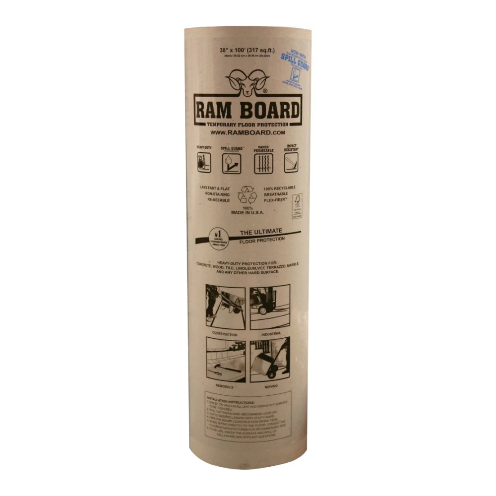 Ram Board 38po x 100pi protection de sol temporaire - Giga-Site