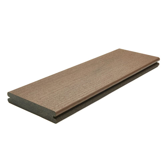 Planche TREX en composite 1 x 6 x 12 rainurée, Collection LINEAGE couleur JASPER - Giga-Site
