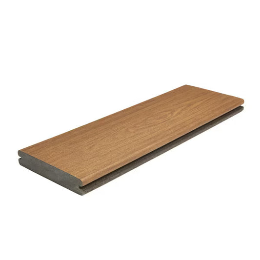 Planche TREX en composite 1 x 6 x 20 rainurée, Collection SIGNATURE couleur OCRACOKE - Giga-Site