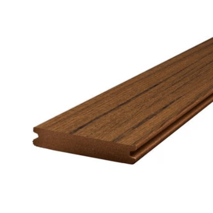 Planche TREX en composite 1 x 6 x 12 rainurée, Collection TRANSCEND TROPICAL couleur SPICED RHUM - Giga-Site