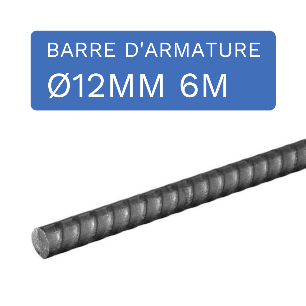 Barre d'armature 12mm x 6m