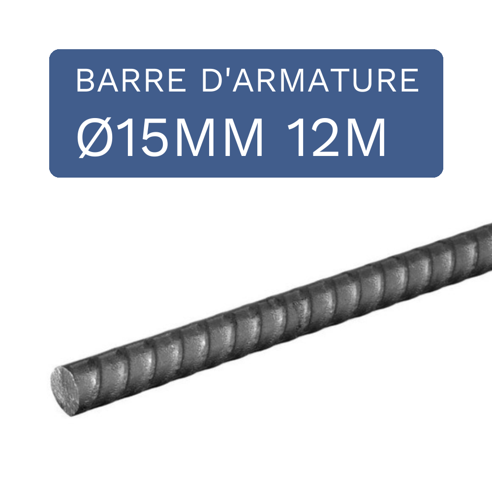 Barre d'armature 15mm x 12m